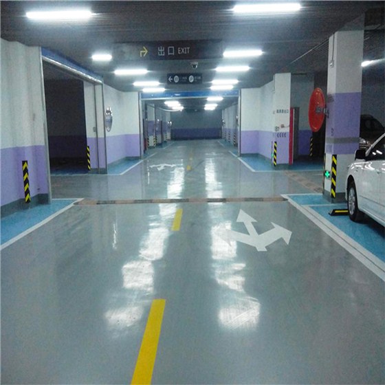 苏州-地下停车场灰色水性平涂型环氧树脂地坪