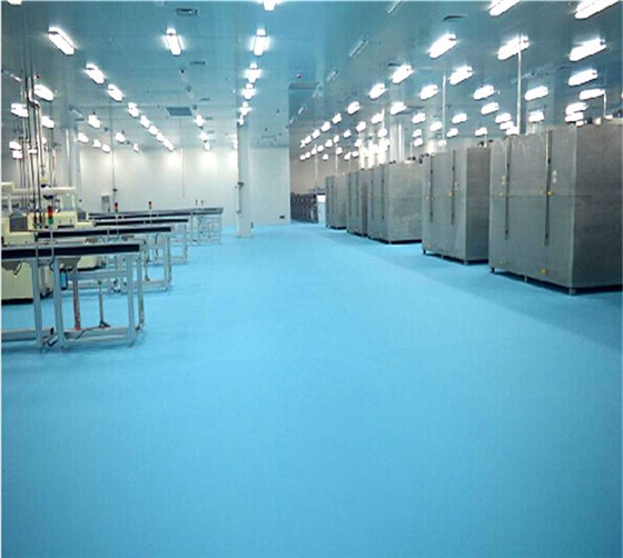 吴江-蓝色（亚光）水性自流平环氧树脂地坪
